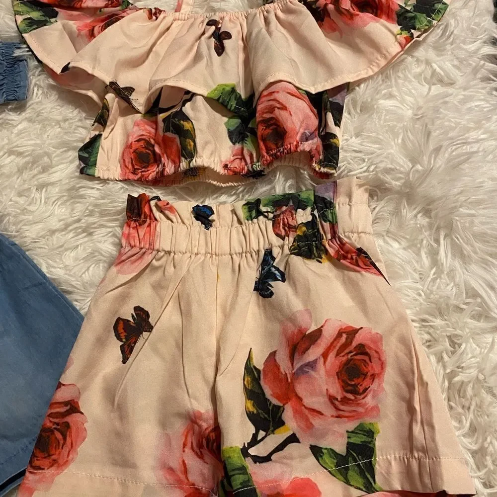 (2) PatPat 6-9M Baby Girl Outfits